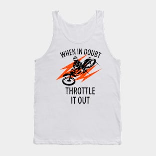 Motocross Biker Freestyle Stunt Tank Top